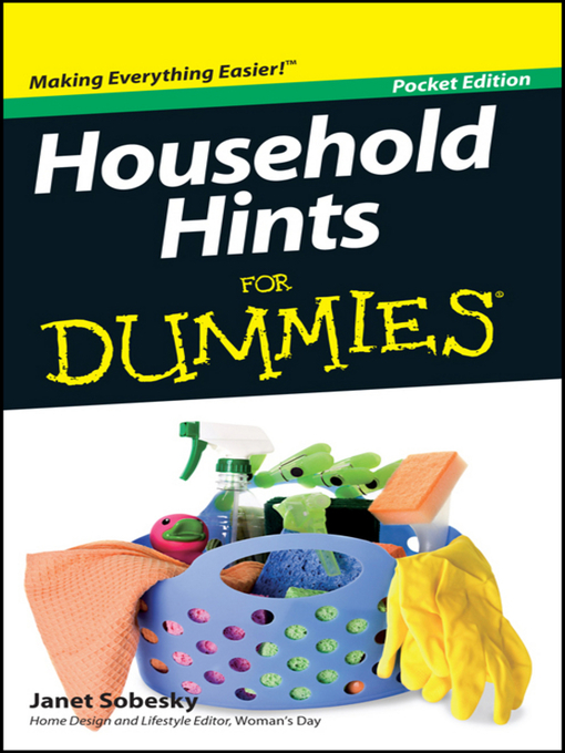 Title details for Household Hints For Dummies by Janet Sobesky - Available